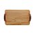 BANDEJA DE MADEIRA COM ALÇA EM COURO PINUS 40CM X 25CM X 8CM - WOODART - Imagem 5