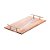 BANDEJA DE MADEIRA CEREJEIRA COM ALÇA E RESINA WAVE 38CM X 23CM X 4,5CM - WOLFF CRAFT - Imagem 1