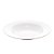 CONJUNTO 6 PRATOS FUNDOS DE PORCELANA COM BORDA DOURADA MÔNACO BRANCO 21,5CM - WOLFF - Imagem 3