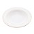 CONJUNTO 6 PRATOS FUNDOS DE PORCELANA COM BORDA DOURADA MÔNACO BRANCO 21,5CM - WOLFF - Imagem 2