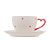 CONJUNTO 4 XÍCARAS DE CHÁ DE PORCELANA COM PIRES PETIT POIS 200ML - WOLFF - Imagem 4
