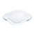 CONJUNTO 4 PRATOS PARA SOBREMESA DE VIDRO BUTTERFLY 17CM - WOLFF - Imagem 3