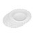 CONJUNTO 4 PRATOS PARA SOBREMESA DE CRISTAL DAISY 20CM - WOLFF - Imagem 1
