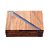 CONJUNTO 4 PORTA COPOS DE MADEIRA CEREJEIRA COM RESINA DIAGONAL 11CM X 11CM X 2,5CM - WOLFF CRAFT - Imagem 3