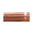 CONJUNTO 4 DESCANSOS PARA TALHERES DE MADEIRA TECA 9CM X 3,5CM X 2CM - WOLFF CRAFT - Imagem 2