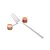 CONJUNTO 4 DESCANSOS PARA TALHERES DE MADEIRA TECA 11CM X 2,5CM X 2CM - WOLFF CRAFT - Imagem 2