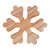 CONJUNTO 4 DESCANSOS PARA PANELA EM MADEIRA PINUS FLOCO DE NEVE 20CM X 20CM X 1,6CM - WOODART - Imagem 4
