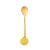 CONJUNTO 4 COLHERES DE CHÁ DE AÇO INOX FRUIT DOURADO - WOLFF - Imagem 3