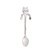 CONJUNTO 4 COLHERES DE CHÁ DE AÇO INOX CAT PRATA - WOLFF - Imagem 2