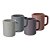 CONJUNTO 4 CANECAS DE CAFÉ DE CERÂMICA GRANILITE 90ML - WOLFF - Imagem 1