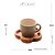 CONJUNTO 4 CANECAS COM PIRES DE MADEIRA CINZA LIPTUS 115ML - WOODART - Imagem 2
