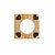 CONJUNTO 4 ANÉIS QUADRADOS PARA GUARDANAPOS DE MADEIRA PINUS NAMORADOS 7CM X 2CM - WOODART - Imagem 3
