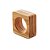 CONJUNTO 4 ANÉIS QUADRADOS PARA GUARDANAPOS DE MADEIRA PINUS - WOODART - Imagem 4