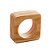 CONJUNTO 4 ANÉIS QUADRADOS PARA GUARDANAPOS DE MADEIRA PINUS - WOODART - Imagem 2