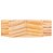 CONJUNTO 4 ANÉIS PARA GUARDANAPOS ESTRELA DE MADEIRA PINUS 7,5CM X 7,5CM X 2,4CM - WOODART - Imagem 5