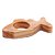 CONJUNTO 4 ANÉIS PARA GUARDANAPOS DE MADEIRA PINUS PEIXE 10CM X 5,5CM X 2CM - WOODART - Imagem 2