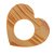 CONJUNTO 4 ANÉIS PARA GUARDANAPOS DE MADEIRA PINUS CORAÇÃO 9CM X 2CM X 8CM - WOODART - Imagem 4