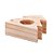 CONJUNTO 4 ANÉIS PARA GUARDANAPOS DE MADEIRA PINUS ÁRVORE DE NATAL 7CM X 6,5CM X 2,4CM - WOODART - Imagem 4