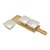 CONJUNTO 3 PETISQUEIRAS COM BANDEJA DE BAMBU BRANCO 31CM X 9CM X 5CM - WOLFF - Imagem 3