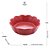 CONJUNTO 3 BOWLS DE PORCELANA PÉTALA VERMELHO MATT 14,5CM X 5CM - WOLFF - Imagem 2