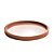 CONJUNTO 3 BANDEJAS DE MADEIRA LAQUEADO COM VIDRO TERRACOTA - WOODART - Imagem 2
