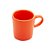 CONJUNTO 2 XÍCARAS DE CAFÉ DE CERÂMICA RETRÔ LARANJA 100ML - WOLFF - Imagem 2
