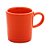 CONJUNTO 2 XÍCARAS DE CAFÉ DE CERÂMICA RETRÔ LARANJA 100ML - WOLFF - Imagem 3