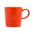 CONJUNTO 2 XÍCARAS DE CAFÉ DE CERÂMICA RETRÔ LARANJA 100ML - WOLFF - Imagem 4