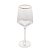 CONJUNTO 2 TAÇAS DE VINHO DE CRISTAL COM FIO DE OURO TAJ 600ML - WOLFF - Imagem 5