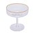 CONJUNTO 2 TAÇAS DE VIDRO COUPE COM BORDA DOURADA LINES 200ML - WOLFF - Imagem 1