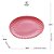 CONJUNTO 2 PRATOS RASOS DE PORCELANA PÉTALA VERMELHO MATT 25 CM - WOLFF - Imagem 2