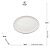 CONJUNTO 2 PRATOS RASOS DE PORCELANA PÉTALA BRANCO MATT 25 CM - WOLFF - Imagem 2