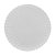 CONJUNTO 2 PRATOS RASOS DE PORCELANA PÉTALA BRANCO MATT 25 CM - WOLFF - Imagem 1