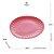 CONJUNTO 2 PRATOS PARA SOBREMESA DE PORCELANA PÉTALA VERMELHO MATT 20 CM - WOLFF - Imagem 2