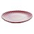 CONJUNTO 2 PRATOS PARA SOBREMESA DE PORCELANA PÉTALA VERMELHO MATT 20 CM - WOLFF - Imagem 1