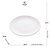 CONJUNTO 2 PRATOS PARA SOBREMESA DE PORCELANA PÉTALA BRANCO MATT 20CM - WOLFF - Imagem 2