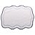 CONJUNTO 2 LUGARES AMERICANOS DE ALGODÃO COM BORDADO PESPONTOS BRANCO 33CM X 45CM - WOLFF - Imagem 1