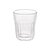CONJUNTO 2 COPOS DE CAFÉ PAREDE DUPLA DE VIDRO BOROSSILICATO RESISTENTE A CALOR RETRÔ 100ML - WOLFF - Imagem 2
