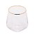 CONJUNTO 2 COPOS BAIXOS DE VIDRO COM FIO DE OURO LINES 330ML - WOLFF - Imagem 2