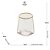 CONJUNTO 2 COPOS BAIXOS DE CRISTAL COM FIO DE OURO TAJ 550ML - WOLFF - Imagem 2