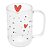 CONJUNTO 2 CANECAS DE VIDRO BOROSSILICATO RESISTENTE A CALOR HEART 280ML - WOLFF - Imagem 1