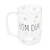 CONJUNTO 2 CANECAS DE VIDRO BOROSSILICATO RESISTENTE A CALOR BOM DIA 280ML - WOLFF - Imagem 1