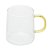 CONJUNTO 2 CANECAS DE VIDRO BOROSSILICATO COM ALÇA FUN ÂMBAR 320ML - WOLFF - Imagem 1