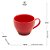 CONJUNTO 2 CANECAS DE CERÂMICA RETRÔ VERMELHA 350ML - WOLFF - Imagem 2