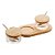 CONJUNTO 2 AÇUCAREIROS COM SUPORTE MADEIRA PINUS 24X13X7CM - WOLFF - Imagem 3