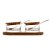 CONJUNTO 2 AÇUCAREIROS COM SUPORTE MADEIRA PINUS 24X13X7CM - WOLFF - Imagem 4