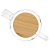 CHALEIRA DE VIDRO BOROSSILICATO COM TAMPA DE BAMBU FLOR 600ML - WOLFF - Imagem 4