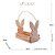 CESTO DE MADEIRA COM ALÇA PINUS EASTER 32CM X 30CM X 23CM - WOODART - Imagem 2