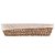 CESTA OVAL DE SISAL COM FORRO EM TECIDO 28CM X 12CM X 6,5CM - WOLFF - Imagem 1