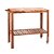 CARRINHO DE MADEIRA COM APOIO PARA CHURRASCO TECA INVERTIDA 102CM X 45CM X 92CM - WOLFF CRAFT - Imagem 2